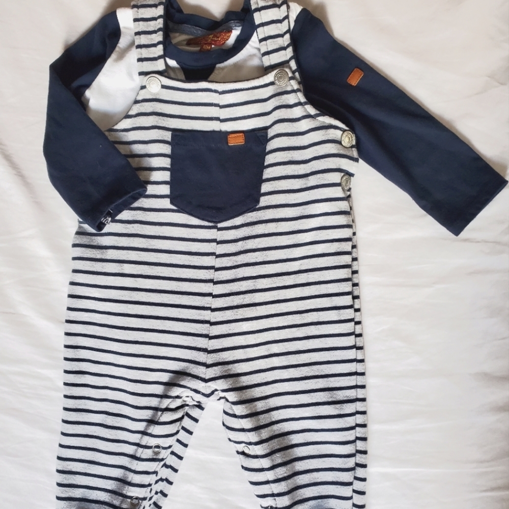 7 For All Mankind Baby Overall Outfit 12m / 12 months